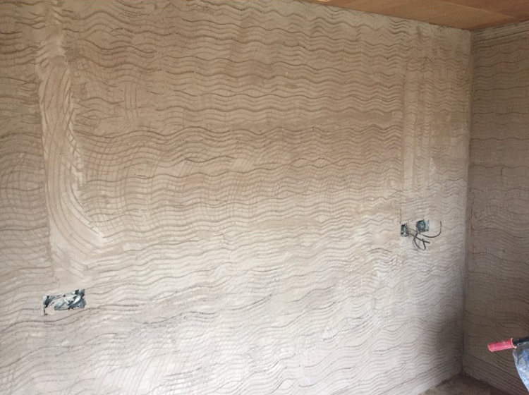 painting over wet plaster